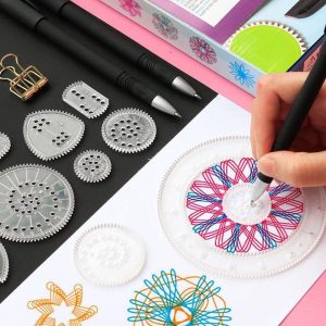 22 st spirograf set för kreativitet