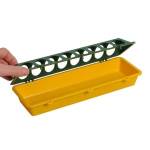 Fodertråg 30 cm grön topp