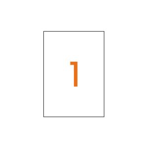 Självhäftande papper A4 100 ark/förp 1 (210x297mm)