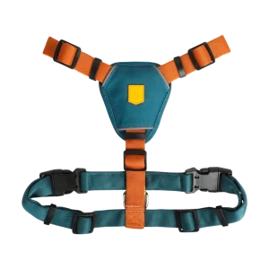 Color Block Dog Harness Lime Mix