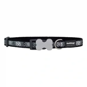 Red Dingo Dog Collar Paw Impressions